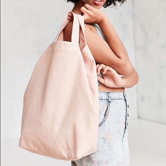 Baggu Duck BAG Light Pink Recycled Cotton Canvas Tote Bag - Picture 2 of 12